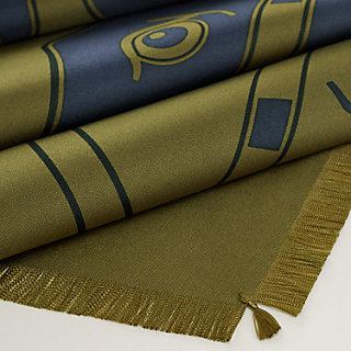 Quadrige fringed scarf 80 | Hermès USA